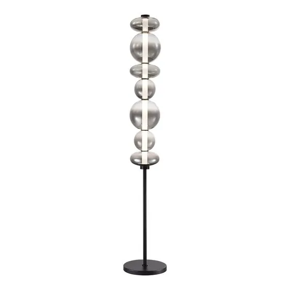 ST LUCE SL6119.405.40 Светильник напольный ST-Luce Черный/Дымчато-Серый LED 1*40W 3000K