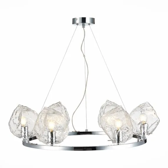 ST LUCE SL1175.103.06 Люстра подвесная ST-Luce Хром/Прозрачный E14 6*40W, изображение 2
