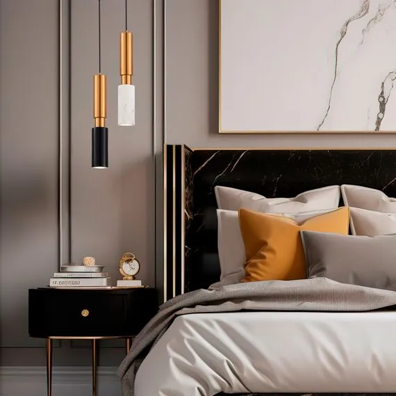 ST LUCE SL1192.343.01 Светильник подвесной ST-Luce Латунь/Латунь, Черный GU10 1*5W 4000K, изображение 3
