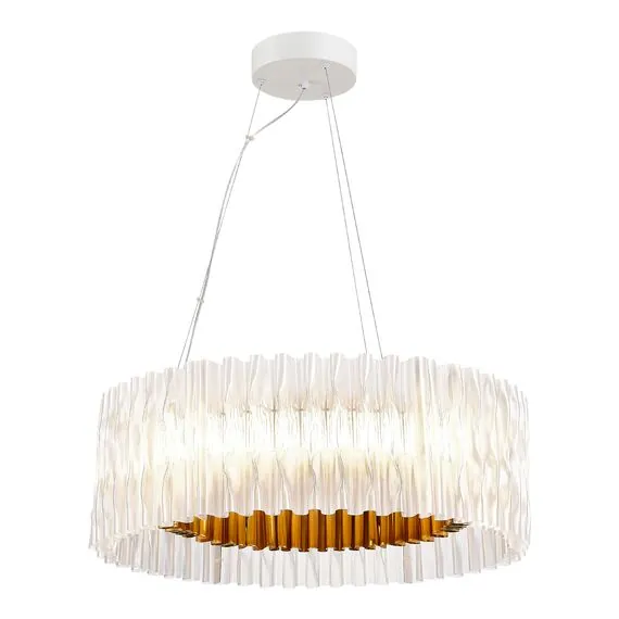 ST LUCE SL6012.203.01 Светильник подвесной ST-Luce Золотистый/Прозрачный LED 1*64W