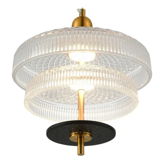 ST LUCE SL6122.313.01 Светильник подвесной ST-Luce Латунь/Прозрачный, Латунь LED 1*8W 3000K, изображение 3
