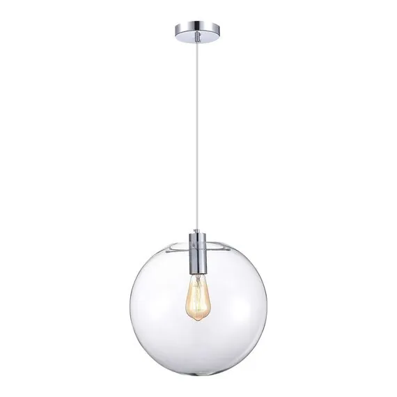 ST LUCE SL1056.133.01 Подвес ST-Luce Хром/Прозрачный E27 1*60W