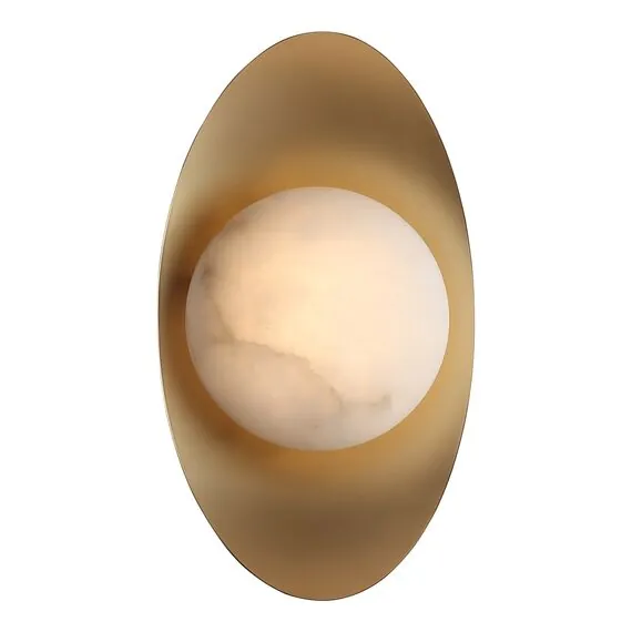 ST LUCE SL6229.201.01 Светильник настенный ST-Luce Золотистый/Алебастр LED 1*7W 3000K, изображение 2