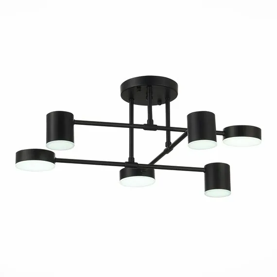 EVOLUCE SLE201042-06 Светильник потолочный Черный/Черный LED 6*7W 4000K, изображение 8