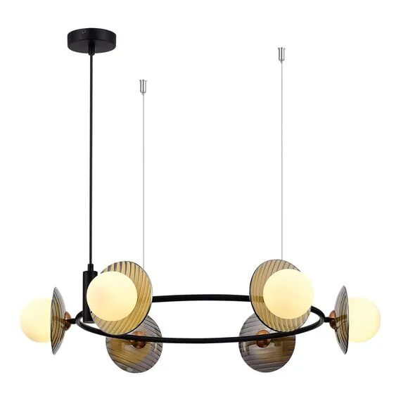ST LUCE SL1521.413.06 Светильник подвесной ST-Luce Черный/Дымчатый, Белый G9 6*5W 4000K