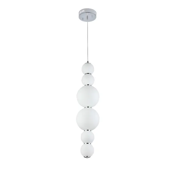 ST LUCE SL1583.103.01 Светильник подвесной Хром/Белый LED 1*24W 3000K, изображение 2