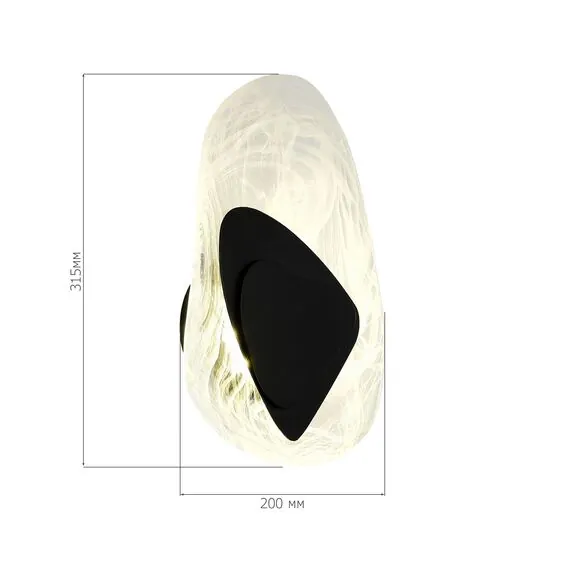 ST LUCE SL6123.401.01 Светильник настенный ST-Luce Черный/Дымчатый LED 1*7W 4000K, изображение 8