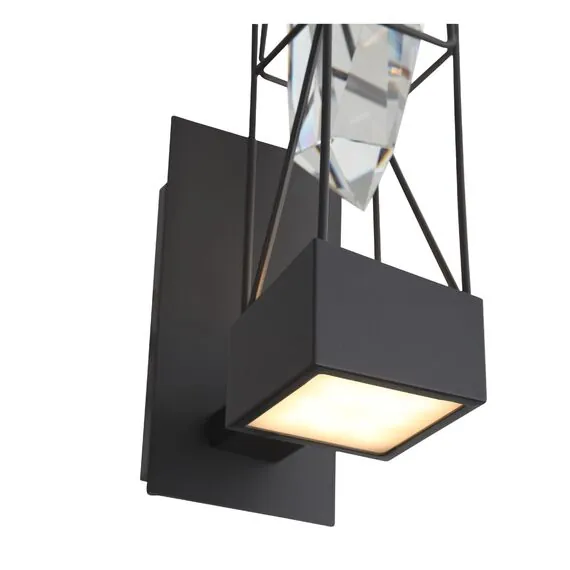 ST LUCE SL815.301.01 Бра ST-Luce Серый графит/Серый графит, Прозрачный LED 1*6W 4000K, изображение 6