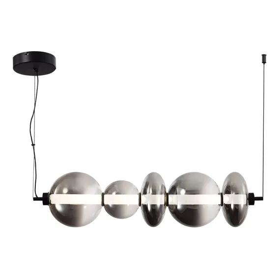 ST LUCE SL6119.413.40 Светильник подвесной ST-Luce Черный/Дымчато-Серый LED 1*40W 3000K