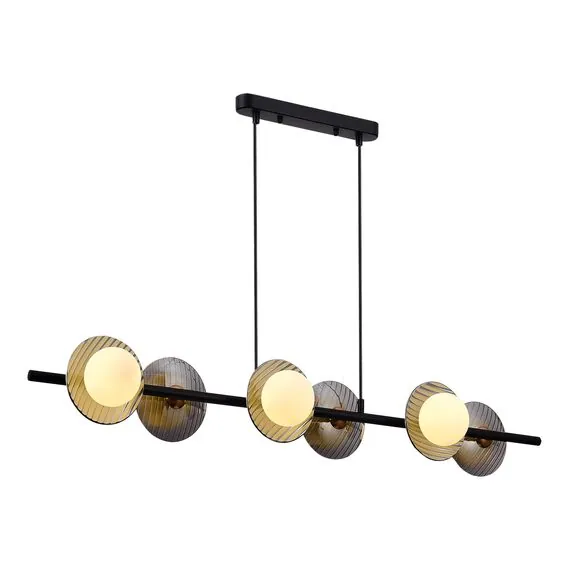 ST LUCE SL1521.403.06 Светильник подвесной ST-Luce Черный/Дымчатый, Белый G9 6*5W 4000K