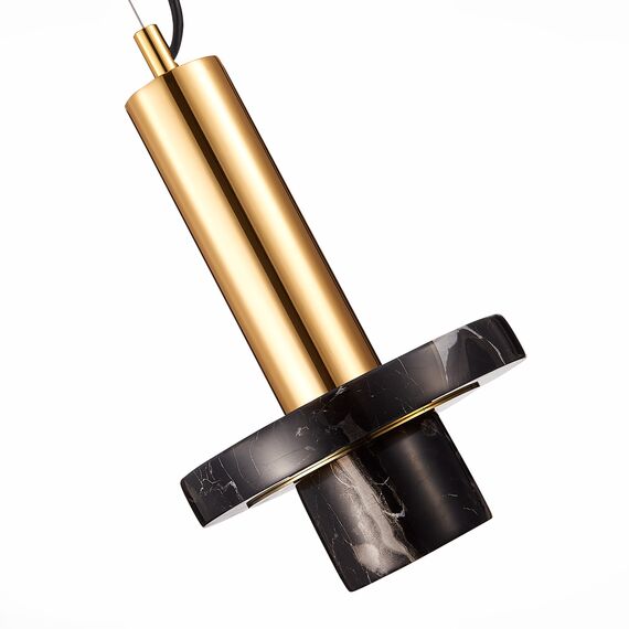 ST LUCE SL1210.403.01 Светильник подвесной ST-Luce Золотистый/Черный GU10 1*5W, изображение 6