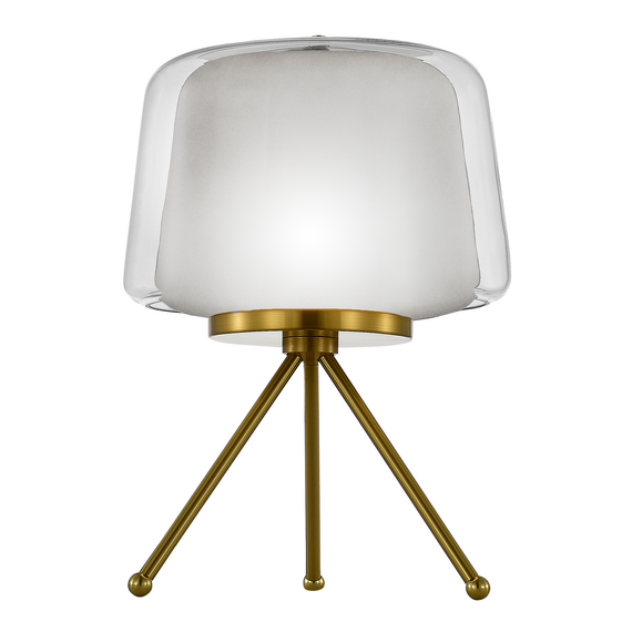 ST LUCE SL6127.314.01 Прикроватная лампа ST-Luce Латунь/Серый, Прозрачный LED 1*16W 3000K, изображение 2