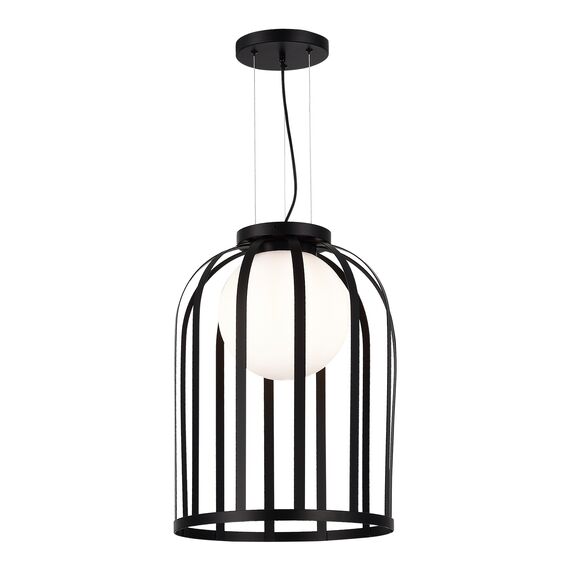 ST LUCE SL6129.403.01 Светильник подвесной ST-Luce Черный/Белый E27 1*60W, изображение 2