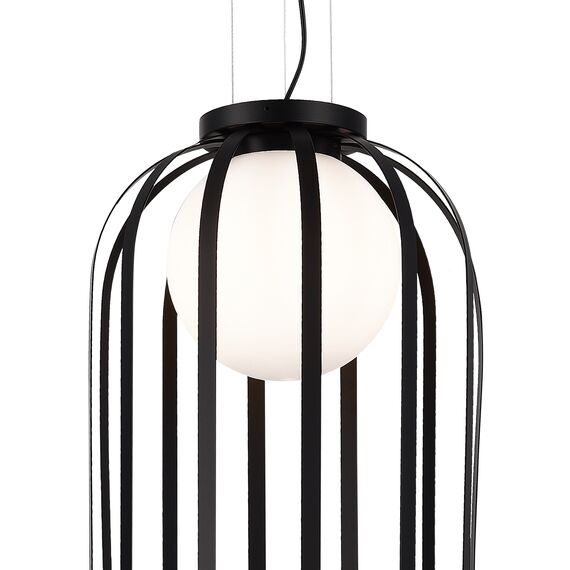ST LUCE SL6129.403.01 Светильник подвесной ST-Luce Черный/Белый E27 1*60W, изображение 3