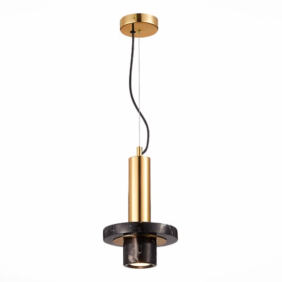 ST LUCE SL1210.403.01 Светильник подвесной ST-Luce Золотистый/Черный GU10 1*5W