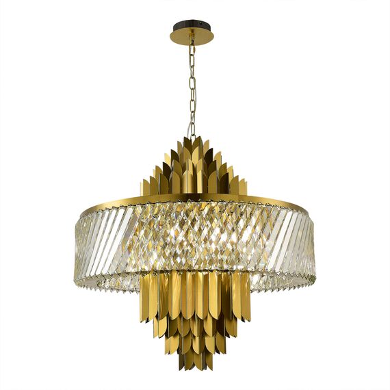 ST LUCE SL1635.303.13 Люстра подвесная ST-Luce Латунь/Прозрачный E14 13*40W