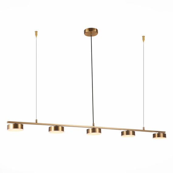 ST LUCE SL6000.303.05 Светильник подвесной ST-Luce Латунь/Латунь LED 5*7W 3000K