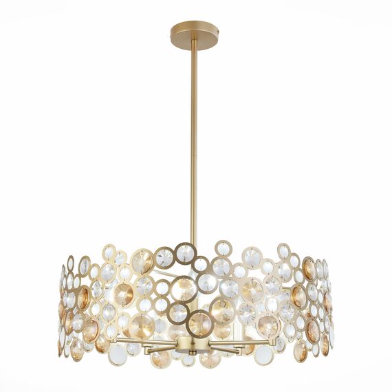 ST LUCE SL1172.203.05 Светильник подвесной ST-Luce Золотистый/Золотистый, Прозрачный E14 5*60W