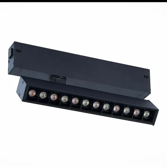 ST LUCE ST656.496.09 Светильник трековый SMART Черный LED 1*9W 2700K-6000K 700Lm Ra>90 24 IP20 L220xW25xH105 220V, изображение 2