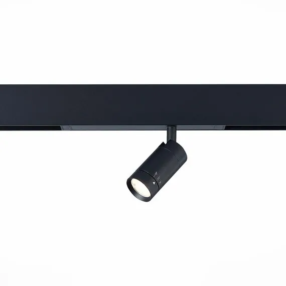 ST LUCE ST658.436.07 Светильник трековый Черный LED 1*7W 3000K 400Lm Ra>90 15-38 IP20 D40xH90 220V, изображение 2