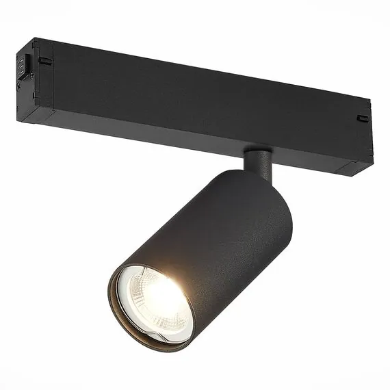 ST LUCE ST503.406.01 Светильник трековый Черный GU10 1*50W  IP20 L100xW54xH142 180-240V Без ламп