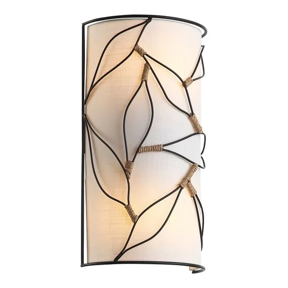 ST LUCE SL6228.401.02 Светильник настенный ST-Luce Черный/Бежевый E27 2*60W