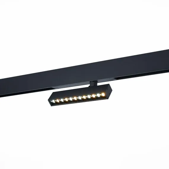 ST LUCE ST656.496.09 Светильник трековый SMART Черный LED 1*9W 2700K-6000K 700Lm Ra>90 24 IP20 L220xW25xH105 220V