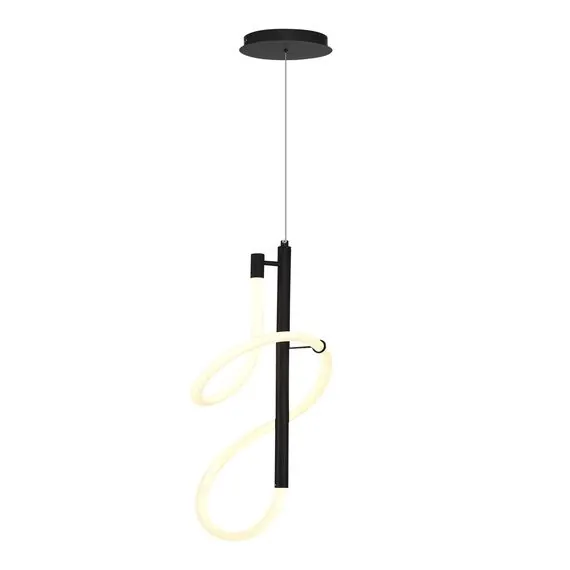 ST LUCE SL6102.403.16 Светильник подвесной ST-Luce Черный/Белый LED 1*16W 3000K
