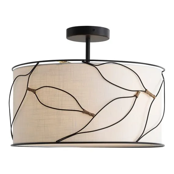 ST LUCE SL6228.402.03 Светильник подвесной ST-Luce Черный/Бежевый E27 3*60W, изображение 3