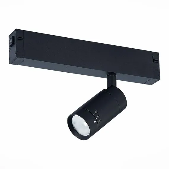 ST LUCE ST658.496.07 Светильник трековый SMART Zoom Черный LED 1*7W 2700K-6000K 400Lm Ra>90 15-38 IP20 D40xH90 220V, изображение 2