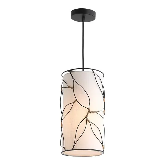 ST LUCE SL6228.403.01 Светильник подвесной ST-Luce Черный/Бежевый E27 1*60W, изображение 3