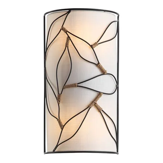 ST LUCE SL6228.401.02 Светильник настенный ST-Luce Черный/Бежевый E27 2*60W, изображение 2
