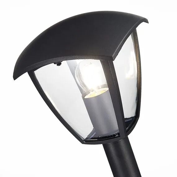 ST LUCE SL081.405.01 Светильник уличный наземный ST-Luce Черный/Черный, Прозрачный E27 1*40W, изображение 3