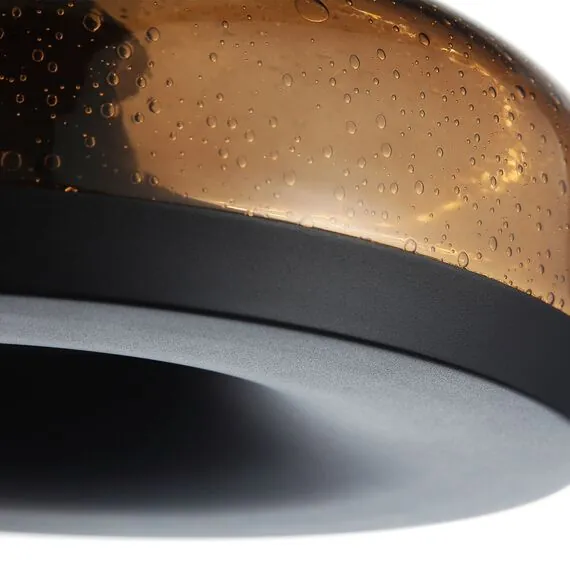 ST LUCE SL6014.603.01 Светильник подвесной ST-Luce Черный/Коричневый, с пузырьками LED 1*42W 3000K, изображение 3