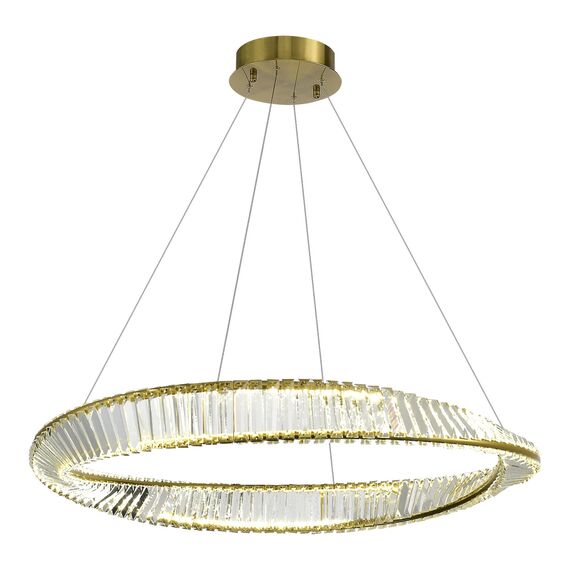 ST LUCE SL6204.321.01 Светильник подвесной ST-Luce Латунь/Прозрачный LED 1*58W 4000K