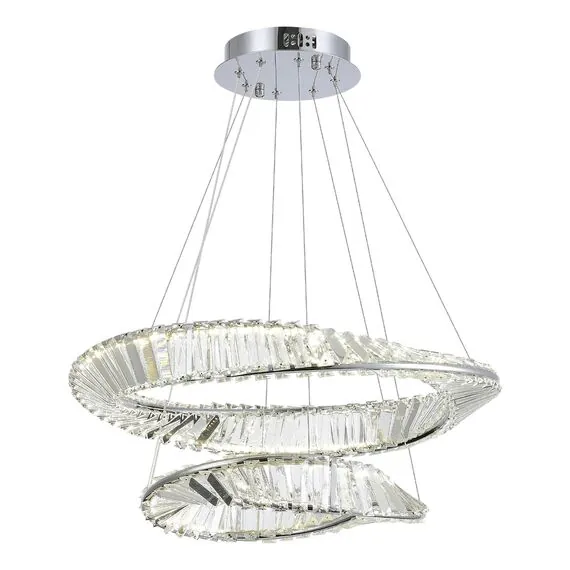 ST LUCE SL6204.101.02 Светильник подвесной ST-Luce Хром/Прозрачный LED 1*52W 4000K