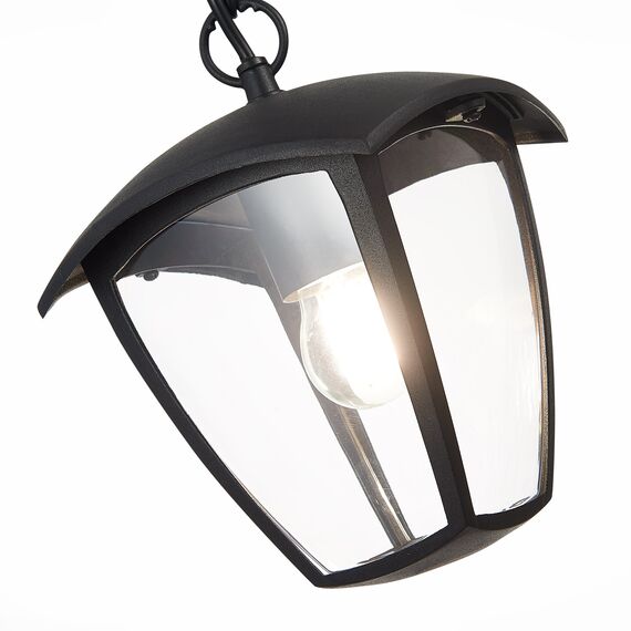 ST LUCE SL081.403.01 Светильник уличный подвесной ST-Luce Черный/Черный, Прозрачный E27 1*40W, изображение 2