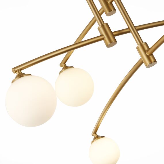 ST LUCE SL1208.302.06 Светильник потолочный ST-Luce Золотистый/Белый G9 6*5W, изображение 2