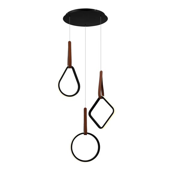 ST LUCE SL6131.403.36 Светильник подвесной ST-Luce Черный/Черный, Терракотовый LED 1*36W 4000K