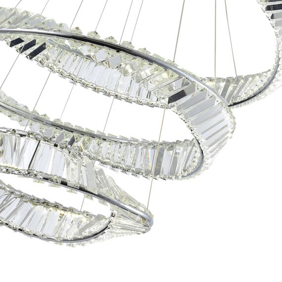 ST LUCE SL6204.101.03 Светильник подвесной ST-Luce Хром/Прозрачный LED 1*97W 4000K, изображение 2
