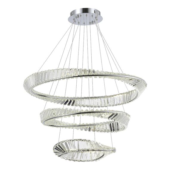 ST LUCE SL6204.101.03 Светильник подвесной ST-Luce Хром/Прозрачный LED 1*97W 4000K