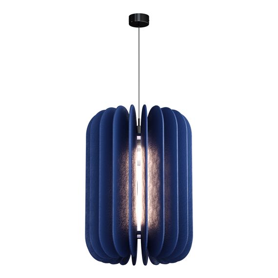 ST LUCE SL3004.433.01 Светильник подвесной ST-Luce Черный/Синий E27 1*60W