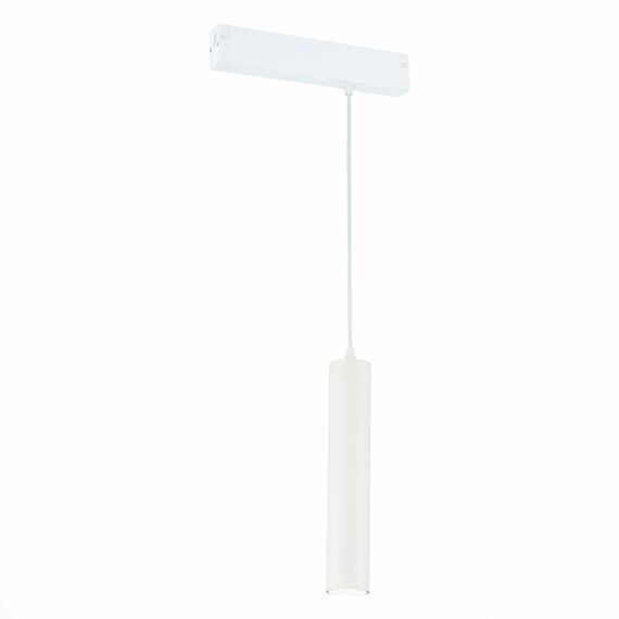 ST LUCE ST507.503.01 Светильник трековый Белый GU10 1*50W  IP20 D54xH290 180-240V Без ламп