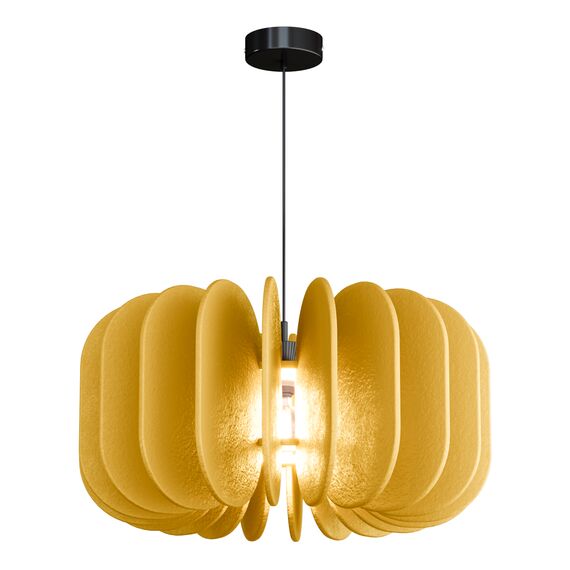 ST LUCE SL3004.413.01 Светильник подвесной ST-Luce Черный/Желтый E27 1*60W