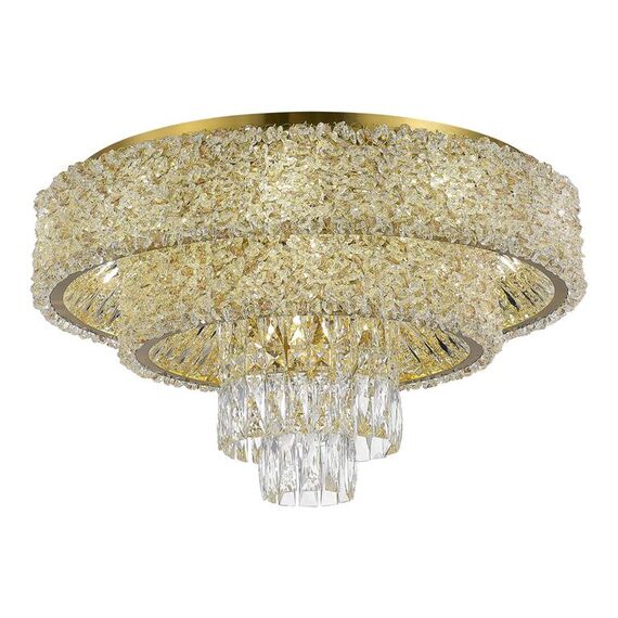 ST LUCE SL1637.302.16 Светильник потолочный ST-Luce Латунь/Прозрачный, Янтарный E14 16*60W