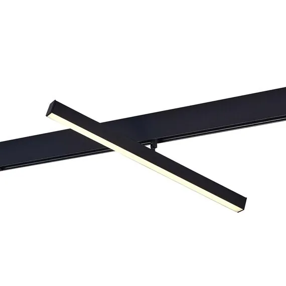ST LUCE ST802.436.12 Магнитный трековый светильник Черный LED 1*12W 3000K 700Lm Ra>90 120° IP20 L405xW22,5xH, изображение 2