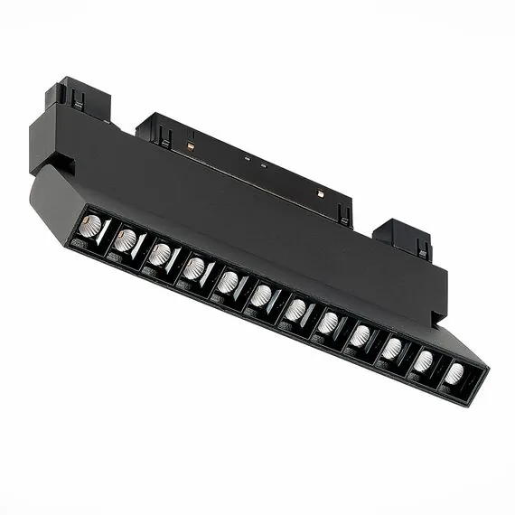 ST LUCE ST364.436.12 Магнитный трековый светильник Черный LED 1*12W 3000K 1 009Lm Ra>90 36° IP20 L219xW22xH1, изображение 3