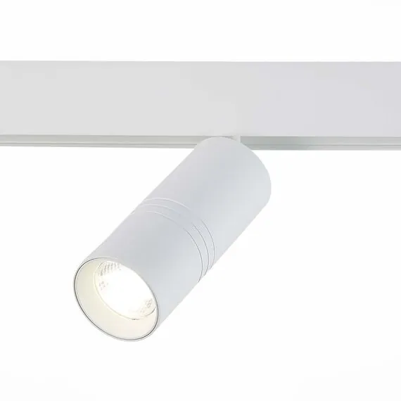 ST LUCE ST365.546.18 Магнитный трековый светильник белый LED 1*18W 4000K 1 530Lm Ra>80 36° IP20 L-xW60xH148