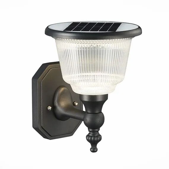 ST LUCE SL9502.401.01 Светильник уличный настенный ST-Luce Черный/Черный, Прозрачный LED 1*2W 3000-6000K