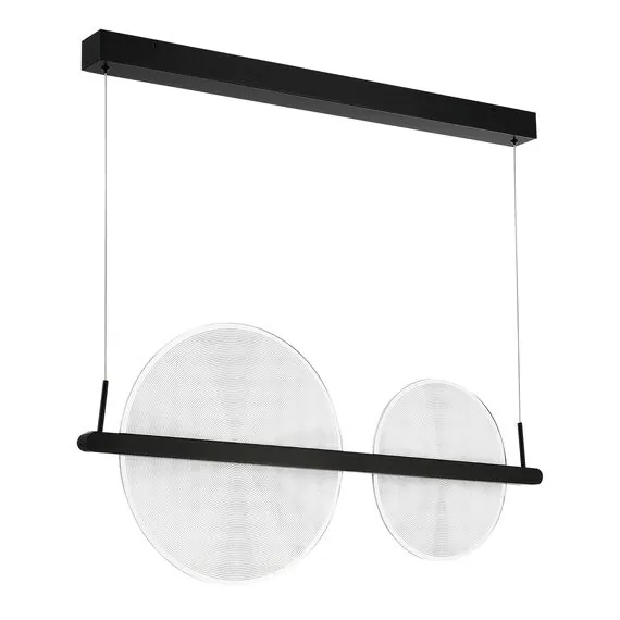 ST LUCE SL6233.403.24 Светильник подвесной ST-Luce Черный/Прозрачный LED 1*24W 4000K